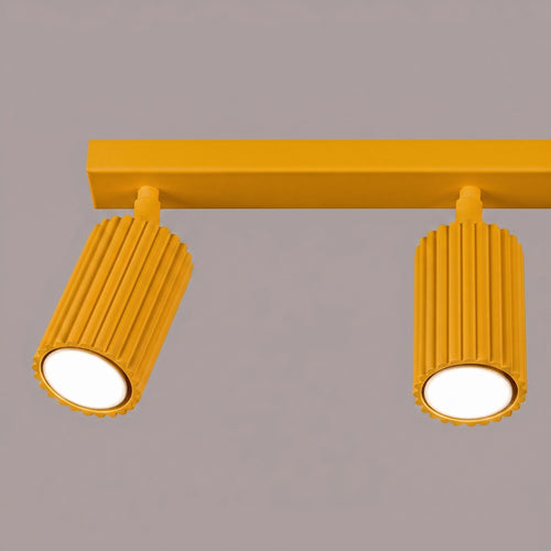 Sollux Lighting Plafondlamp KARBON 3L geel - 45x6,5x16,5cm