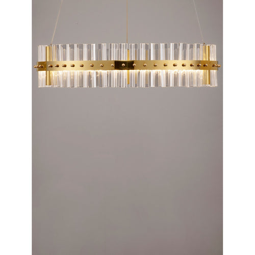 Nova Luce KEZO Hanglamp Platina Goud Triac Dimbaar LED 45W 2700lm 3500K