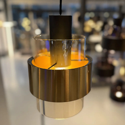 Freelight vloerlamp Chiasso - 1 lichts - 28  x 170   cm - zwart goud - vtwonen shop