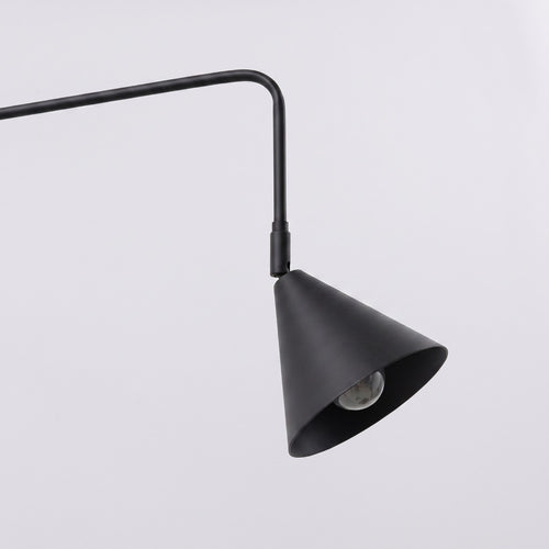 Sollux Lighting Wandlamp NOX 2 zwart met schakelaar - 150x80x30cm