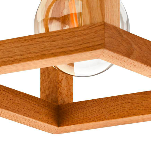 EGLO plafondlamp Blackcrown 1 - e27 - 20 cm - zwart/bruin - vtwonen shop