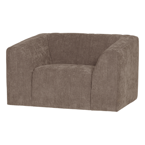 WOOOD fauteuil Omaire - Chenille - Taupe