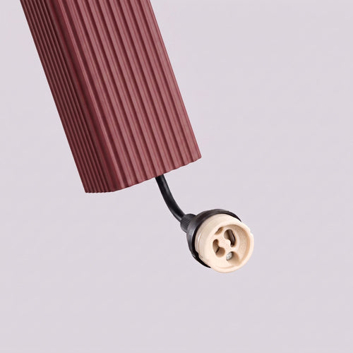 Sollux Lighting Hanglamp RAYO 3L bordeaux - 45x6x98cm