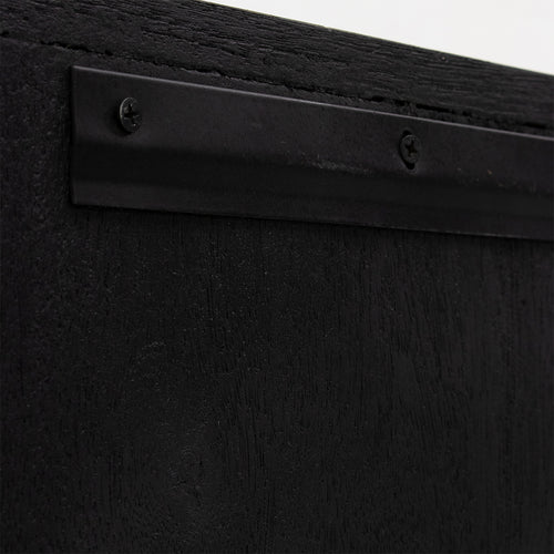 Giga Meubel Nachtkastje Malma - Zwart - Mangohout - 45x30x30cm - vtwonen shop