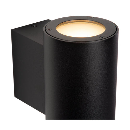 Atmooz wandlamp Lilith - zwart - 12 x 16 x H 15 cm - GU10