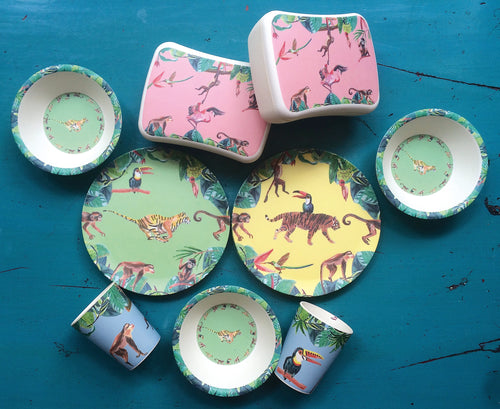 Catchii Kids Bowl Bamboo 14 cm Green