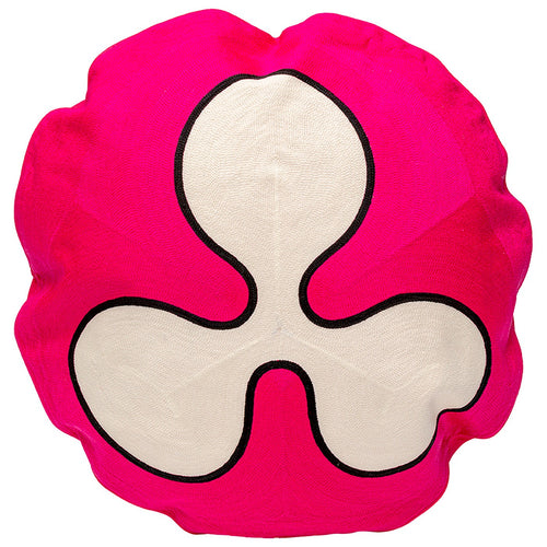 Kare Design Kussen Icon bloem roze en wit