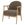 DÉJA Living Fauteuil Skövde - Beige Stof/Eiken - 65x72x81cm