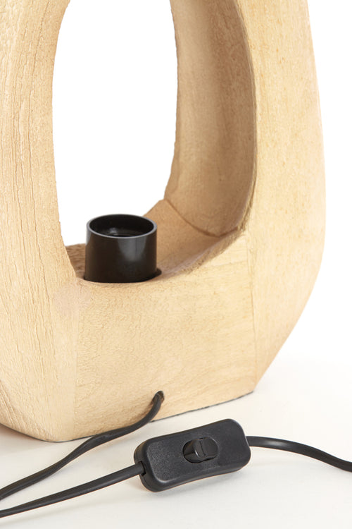 Light & Living tafellamp KELAFO - 24x8x30cm - bruin - vtwonen shop