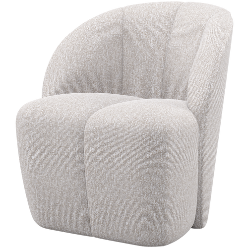 WOOOD draaifauteuil Mojo - Bouclé - Ecru Melange - 75x68x77