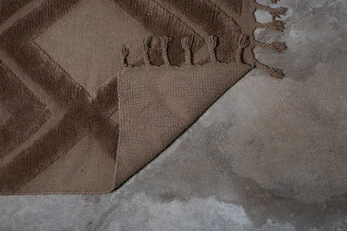 Rebellenclub Vloerkleed Fino - 300 x 200 cm - Bruin - vtwonen shop