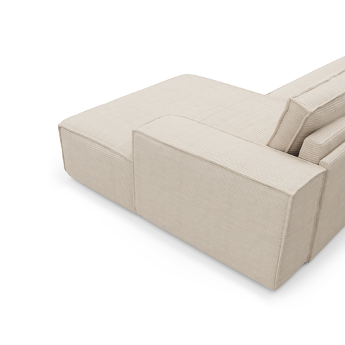 Sia Home - Rechte hoekbanken JOAN - Corduroy - Crème - 302cm - vtwonen shop