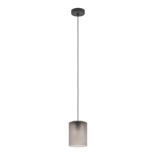 EGLO hanglamp Colomera - e27 - ø 15 cm - zwart/mat grijs