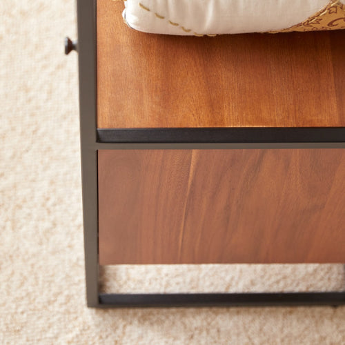 Tikamoon Kinderstellingkast van massief acacia en metaal - Naturel - vtwonen shop