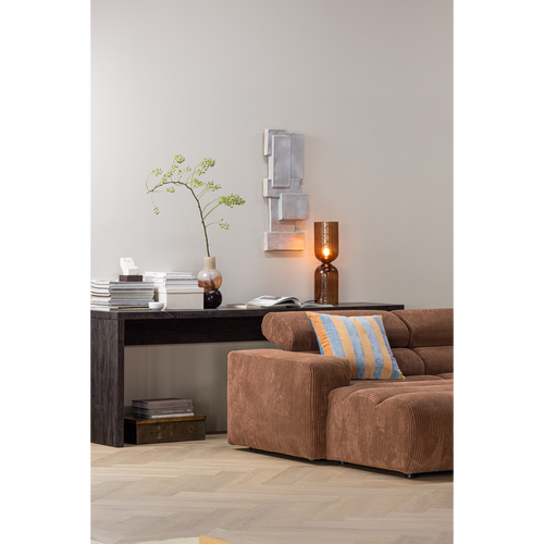 WOOOD sidetable Maan - MDF - Donkerbruin - 76x200x45 - vtwonen shop