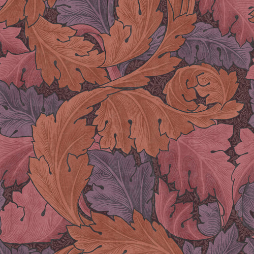 William Morris at Home Vliesbehang - Acanthus Plum