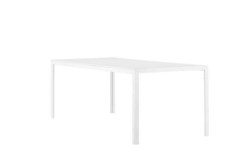Rebellenclub Rechthoekige Tuintafel Solis - 205 x 90cm - Wit - vtwonen shop