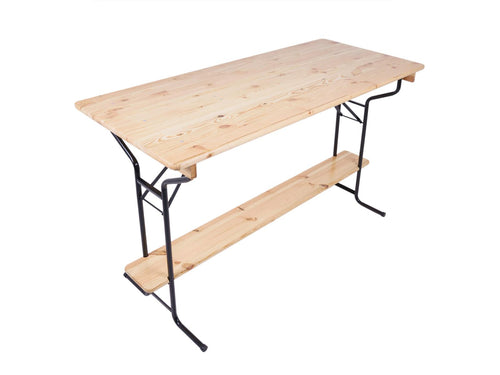 MaximaVida inklapbare bartafel Berlijn 180 cm x 80 cm-  3-laags blanke lak - FSC hout - vtwonen shop