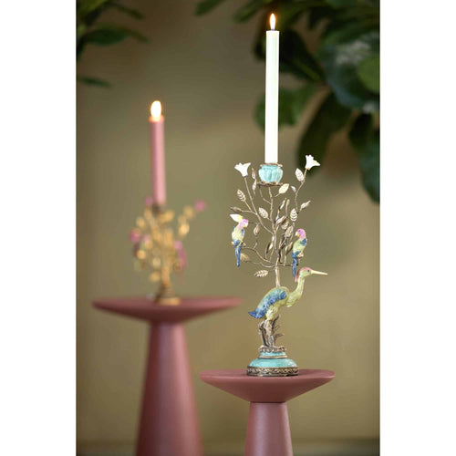 Light & Living kandelaar Heron - geel - 22x11x44cm