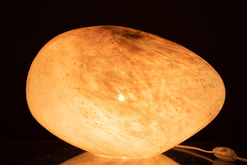 J-Line lamp Dany Ovaal - glas - roze