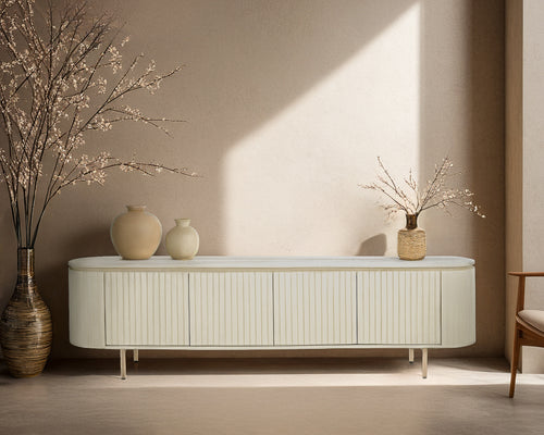 Livingfurn tv-meubel Patou - ivoor - 210 cm