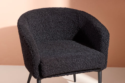 Rebellenclub Fauteuil Minerva - Zwart - vtwonen shop