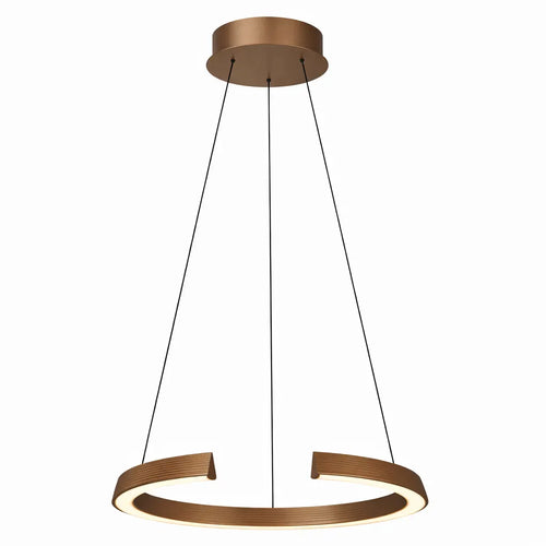 Freelight hanglamp Cavallo - 1 lichts - 65  x 180   cm - brons goud
