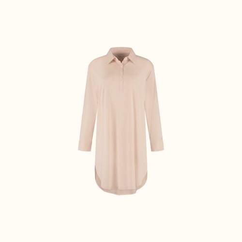 Coco & Cici - TENCEL Nachthemd Dames Powder Peach - L / XL