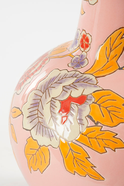 Mica Decorations Eloise Vaas - H36 x Ø22 cm - Keramiek - Roze - vtwonen shop