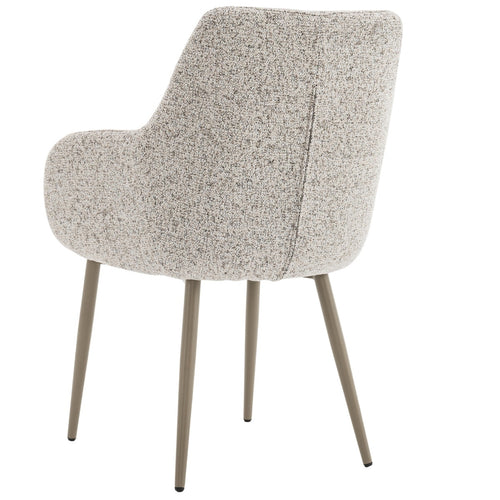 DÉJA Living Eetkamerstoel Noé - Beige/Taupe - Zithoogte 47cm - Set van 2 - vtwonen shop