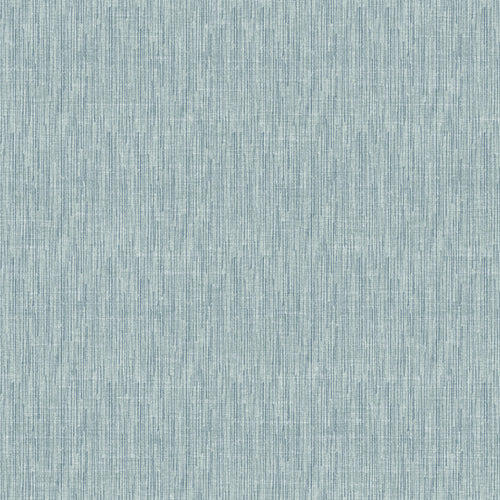 Sanders & Sanders behang linnenstructuur turquoise - 53 cm x 10 m - 640208