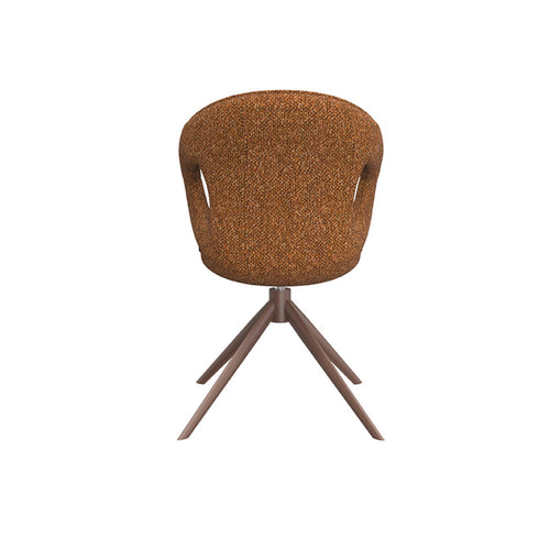 LABEL51 Eetkamerstoel Zurich - Oranje Bouclé - vtwonen shop