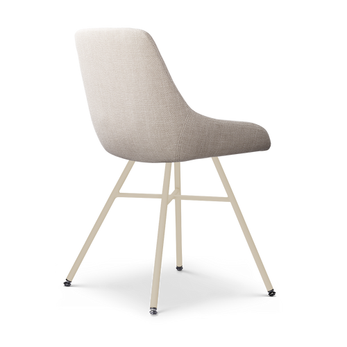 Nolon Noa-Isa eetkamerstoel beige - beige onderstel