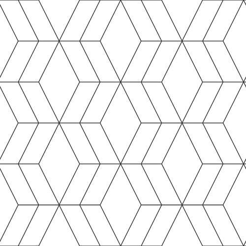 Walls4You behang grafische lijnen zwart wit - 53 cm x 10.05 m - 935327