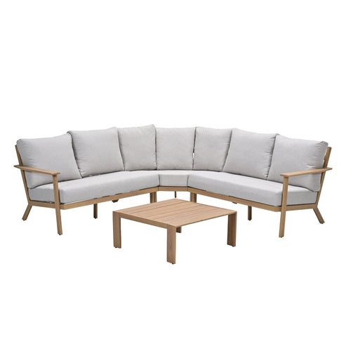 Garden Impressions Loungeset Ariane 4-delig - light teak look
