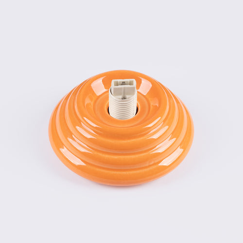 Sollux Lighting Plafondlamp ZORI oranje IP44 - 12x16x12cm