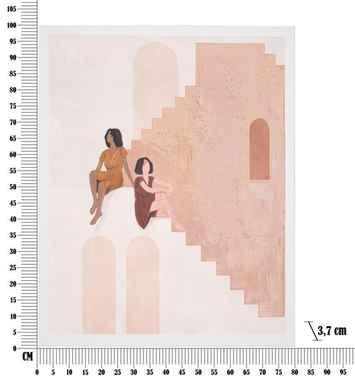 Mauro Ferretti schilderij - 80x3,7x100 cm - multicolor