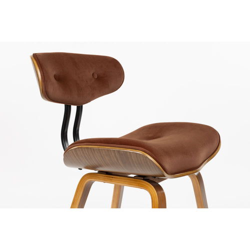 Dutchbone Blackwood Eetkamerstoel Walnootkleur/ Bruin