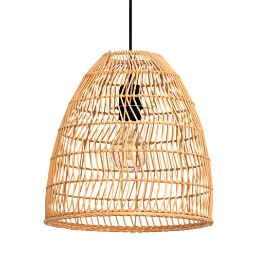 EGLO hanglamp Ayesgarth - e27 - ø 33 cm - zwart/hout - vtwonen shop