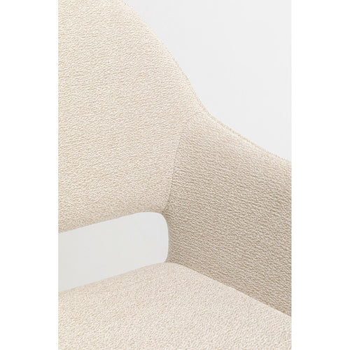 Kare Design Stoel met armleuningen San Francisco creme - vtwonen shop
