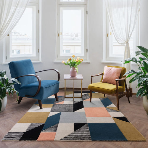 Vloerkleed MOMO Rugs Matrix 100 Memphis Khaki 120x170 cm - vtwonen shop