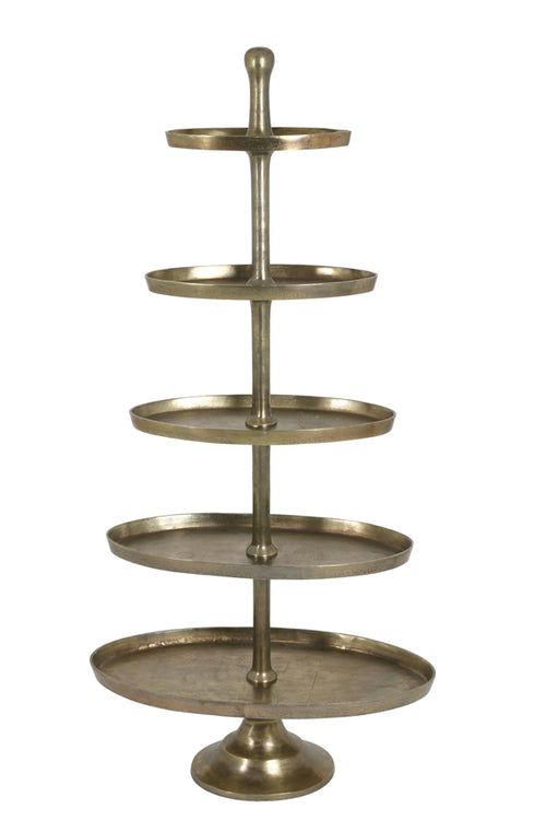 Light & Living etagere PRATO - 83x41x170cm - brons
