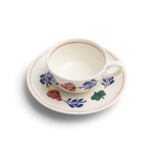 Royal Boch Boerenbont kop & schotel - 0,17L - set van 6