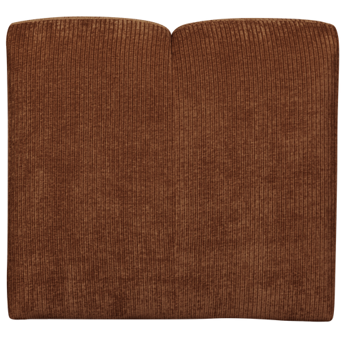 WOOOD 1-zits bank Mojo - Ribstof - Roest Bruin - 74x80x97 - vtwonen shop