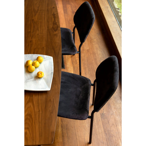 Dutchbone Darby Eetkamerstoelen  Zwart - Set van 2