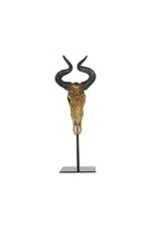 FurniLux Stierenschedel Jordan - Natural Small - 14x11x39cm