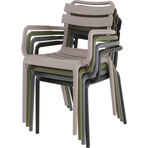 Lesli Living bistrostoel Torvi - grijs - 54x56x81cm