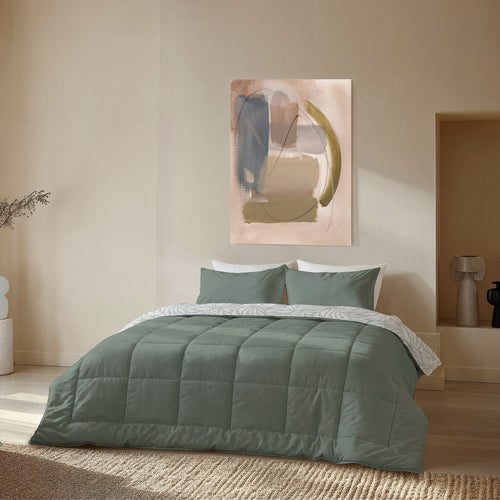 Byrklund - Kussensloop Clean Leaves - 2x 60x70 cm - Groen