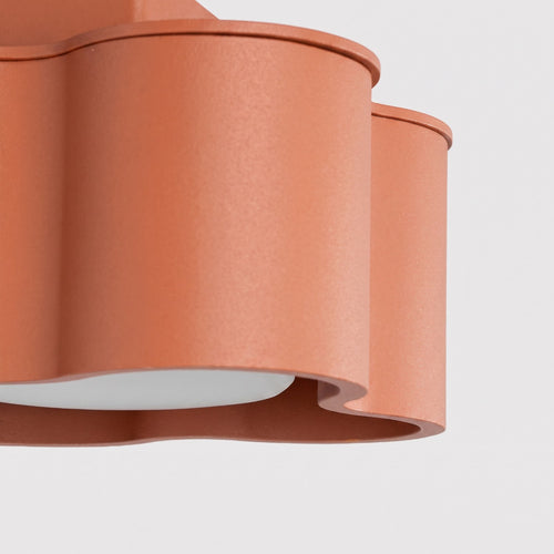 Sollux Lighting Plafondlamp OVIO 2 rode oker Gx53 - 24,5x12x8cm