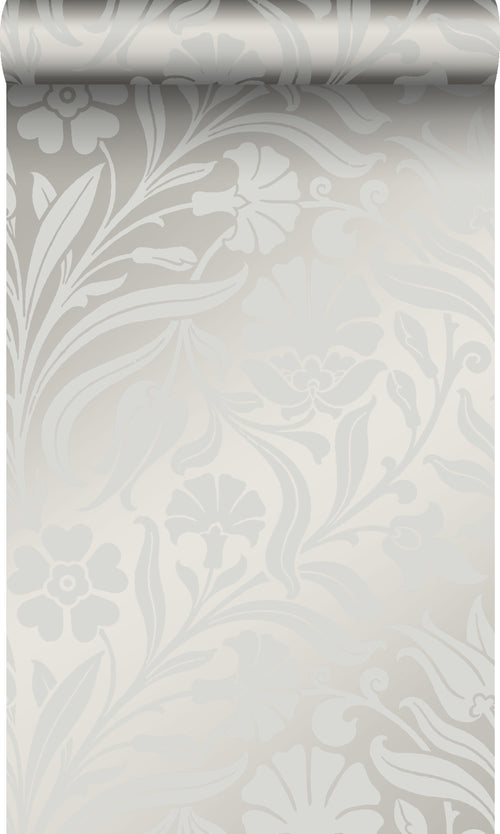 Origin Wallcoverings behang bloemen grijs - 53 cm x 10,05 m - 346636 - vtwonen shop